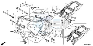 CBR1000RRE Fireblade 2ED drawing FRAME BODY