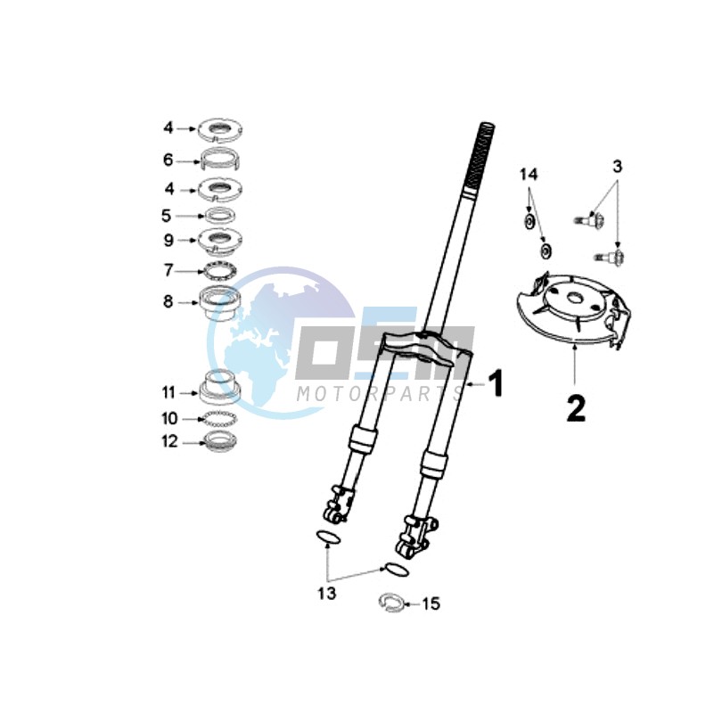 FRONT FORK / STEERINGHEAD