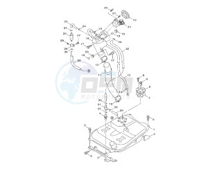 NXC CYGNUS X 125 drawing FUEL TANK