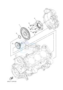 YXZ1000ES YXZ10YMSH YXZ1000R EPS SPECIAL EDITION (2HCF) drawing STARTER CLUTCH