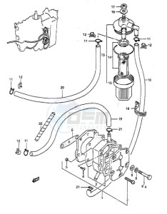 DT 55 drawing Fuel Pump (1988 to 1994)