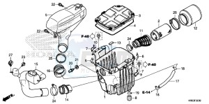 TRX500FA5F TRX500FA Europe Direct - (ED) drawing AIR CLEANER