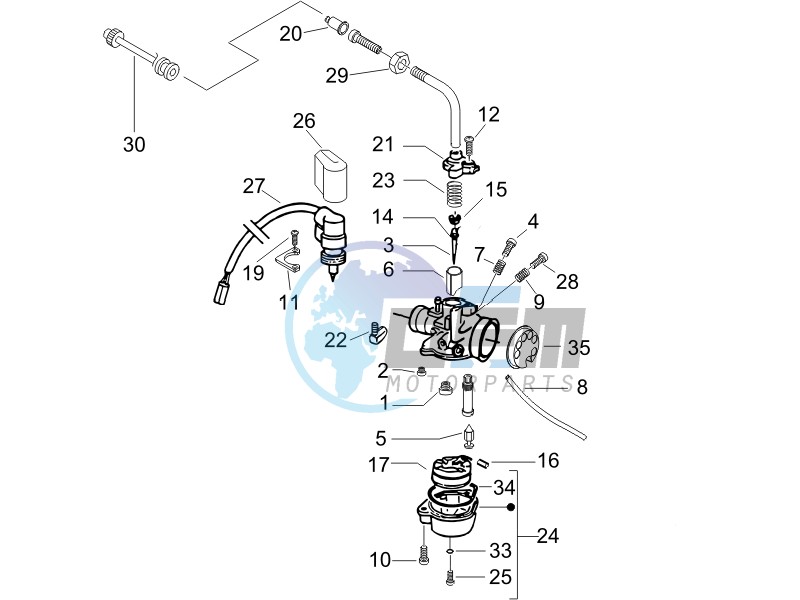 Carburetors components