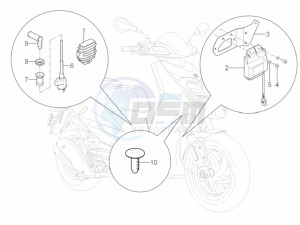 Typhoon 125 4T 2V E3 (NAFTA) drawing Voltage Regulators - Electronic Control Units (ecu) - H.T. Coil