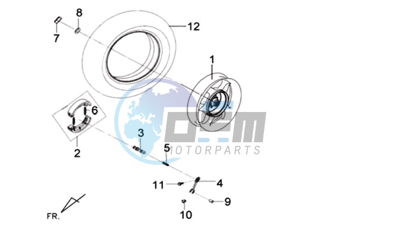 REAR WHEEL / CENTRAL STAND