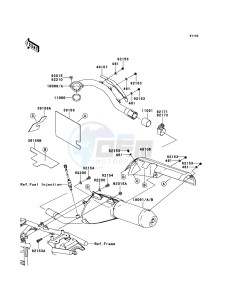 KLX250 KLX250SDF XX (EU ME A(FRICA) drawing Muffler(s)