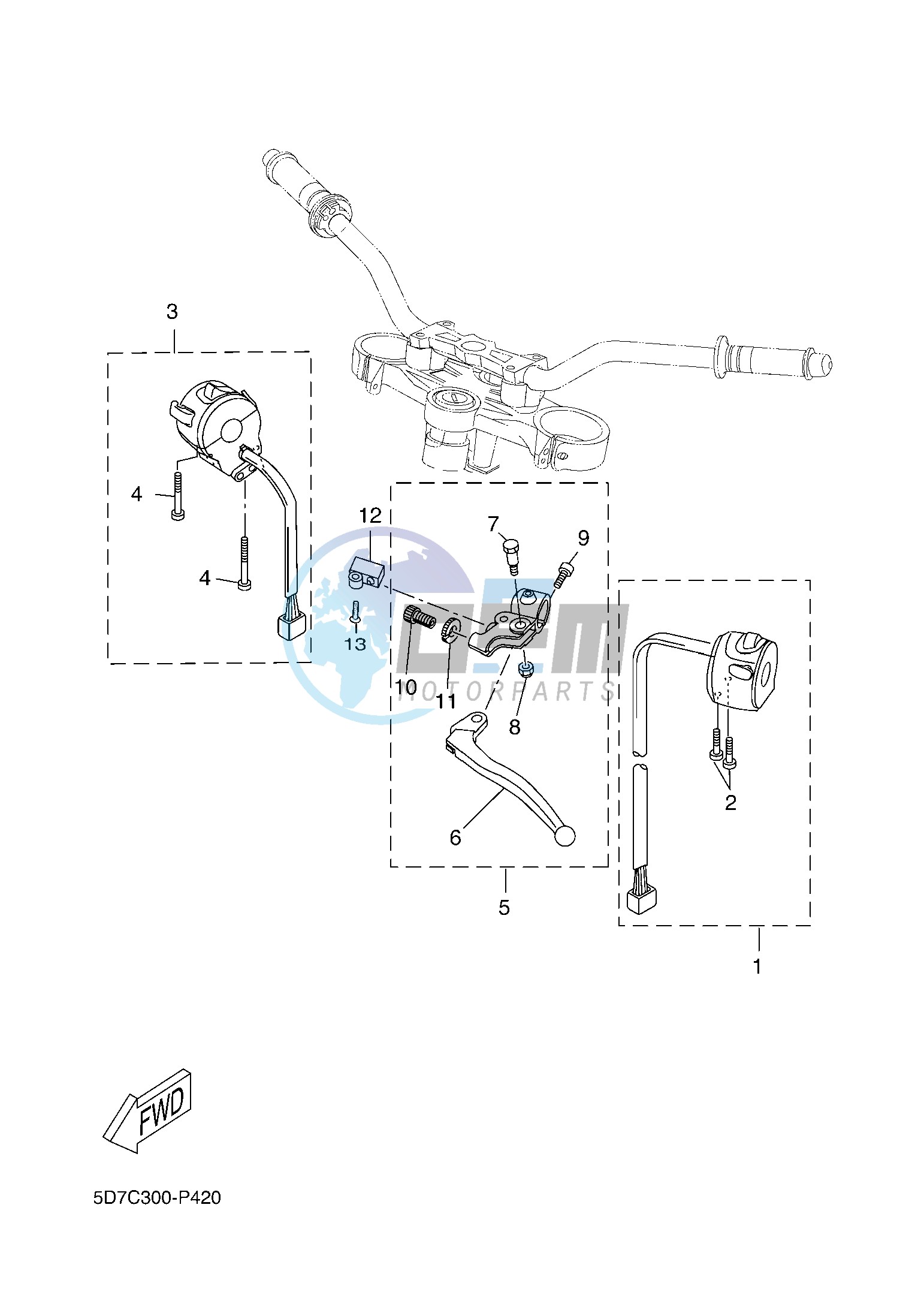 HANDLE SWITCH & LEVER