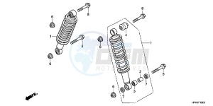 TRX420FEC drawing FRONT CUSHION