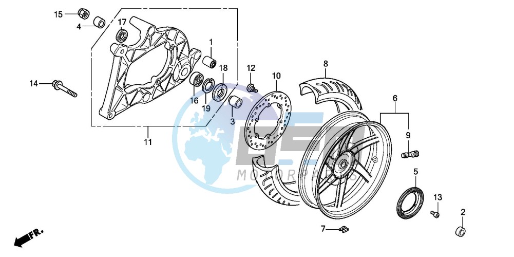 REAR WHEEL/SWINGARM