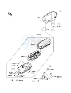 Z1000 ZR1000DBF FR GB XX (EU ME A(FRICA) drawing Meter(s)