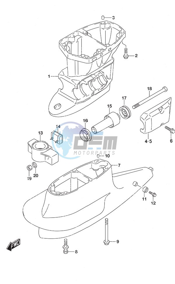 Drive Shaft Housing High Thrust