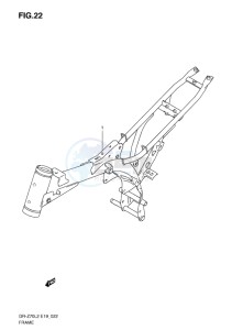 DR-Z70 EU drawing FRAME