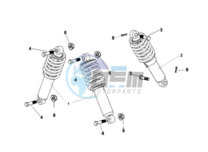 SHOCK ABSORBER  FRONT AND REAR