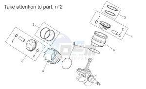 RXV 450 RXV 450-550 STREET LEGAL drawing Cylinder with piston