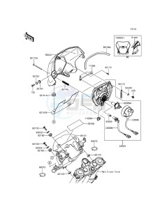 D-TRACKER KLX150HGF XX (EU ME A(FRICA) drawing Headlight(s)