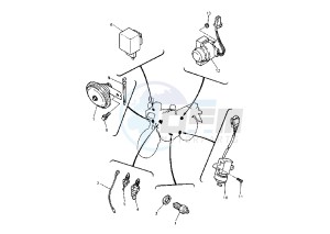 XTZ TENERE 660 drawing ELECTRICAL DEVICES