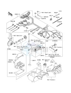 ZR 1200 A [ZRX1200R] (A4-A5) drawing CHASSIS ELECTRICAL EQUIPMENT