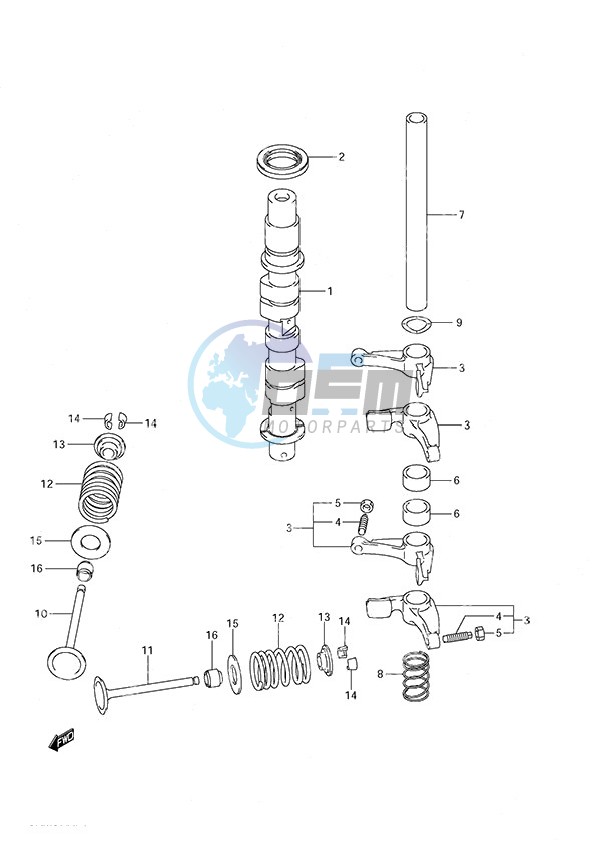 Camshaft - w/Remote Control