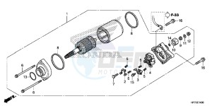 TRX420FAD TRX420 Europe Direct - (ED) drawing STARTING MOTOR