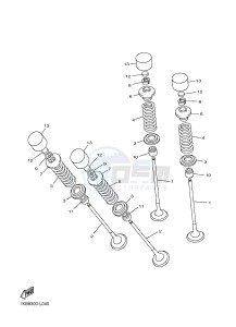 YZF-R1 998 R1 (1KBJ 1KBK) drawing VALVE