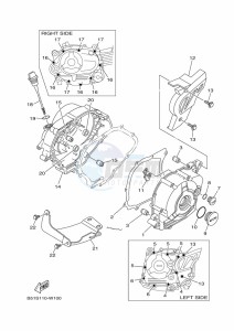 TT-R110E (BMA3) drawing CRANKCASE COVER 1