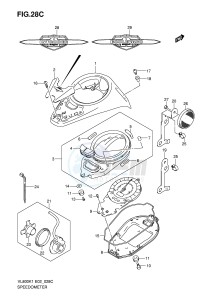 VL800 (E2) VOLUSIA drawing SPEEDOMETER (VL800ZK5)