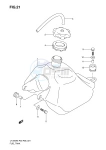 LT-Z50 (P3-P28) drawing FUEL TANK