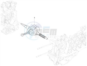 LIBERTY 125 4T E4 POSTE (EMEA) drawing Crankshaft