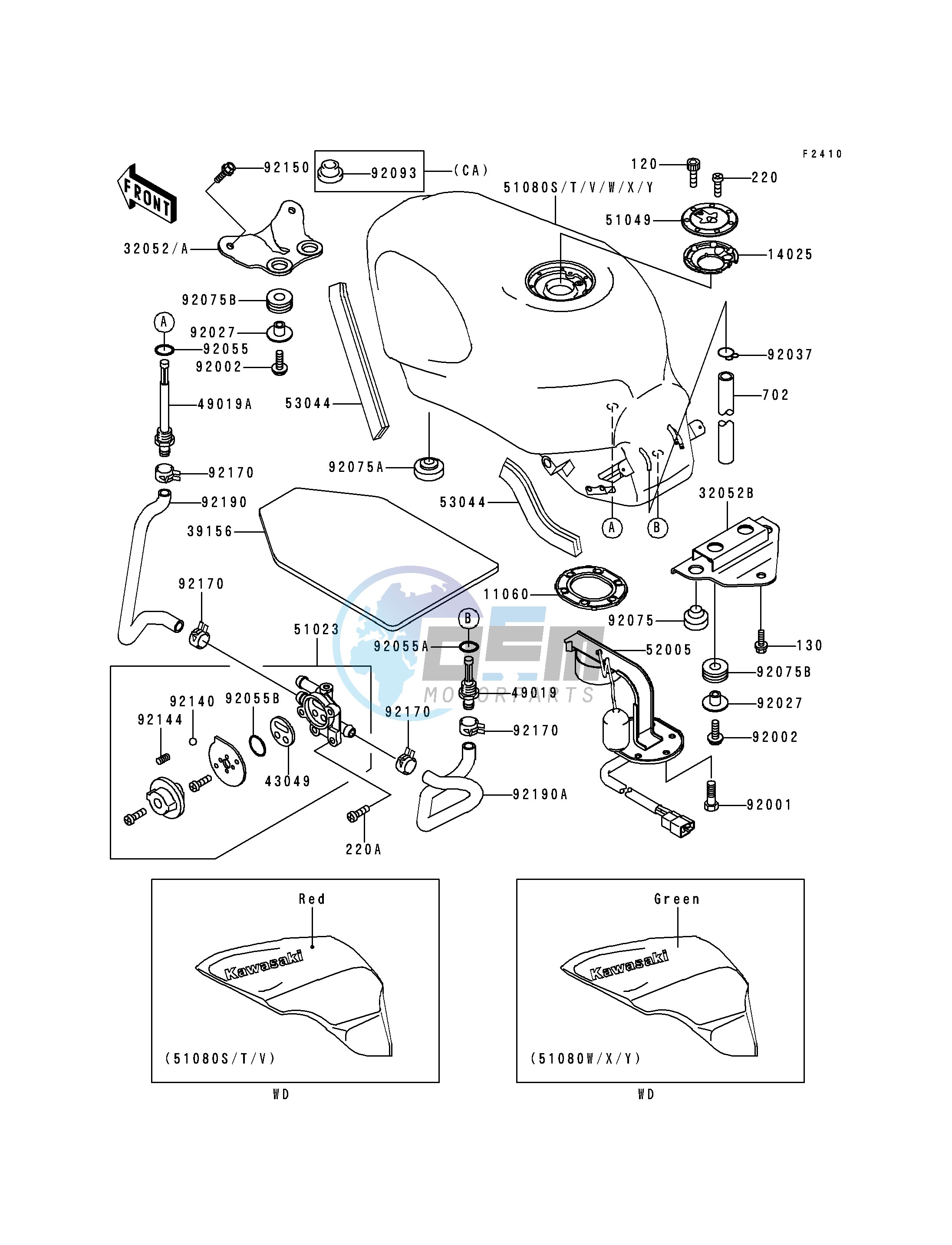 FUEL TANK -- ZX600-E4- -