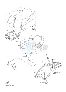 FJR1300A FJR1300A ABS (1MC1,1MC2 1MC6) drawing SEAT