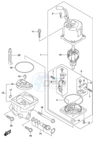 DF 250 drawing PTT Motor SS Model