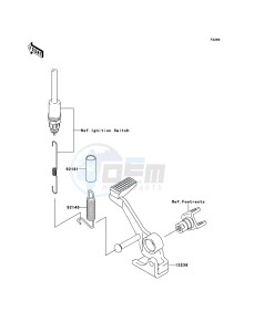 Z750 ZR750L7F GB XX (EU ME A(FRICA) drawing Brake Pedal