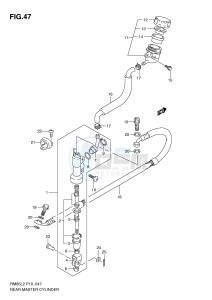 RM85 (P19) drawing REAR MASTER CYLINDER (RM85L2 P19)