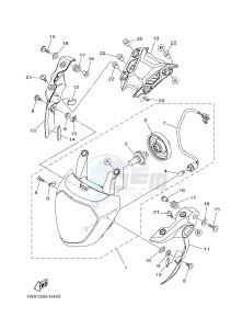 MT07A MT-07 ABS 700 (BU21) drawing HEADLIGHT