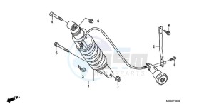 ST1300A9 CH / ABS MME - (CH / ABS MME) drawing REAR CUSHION