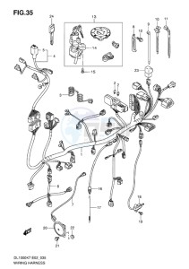 DL 1000 V-STROM EU-UK drawing WIRING HARNESS