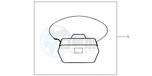 NC700XAC drawing INNERBAG TOPBOX