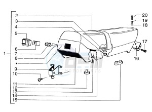 FL2 50 drawing Two-seat saddle