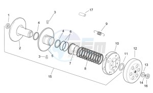 Sonic 50 Air drawing Clutch