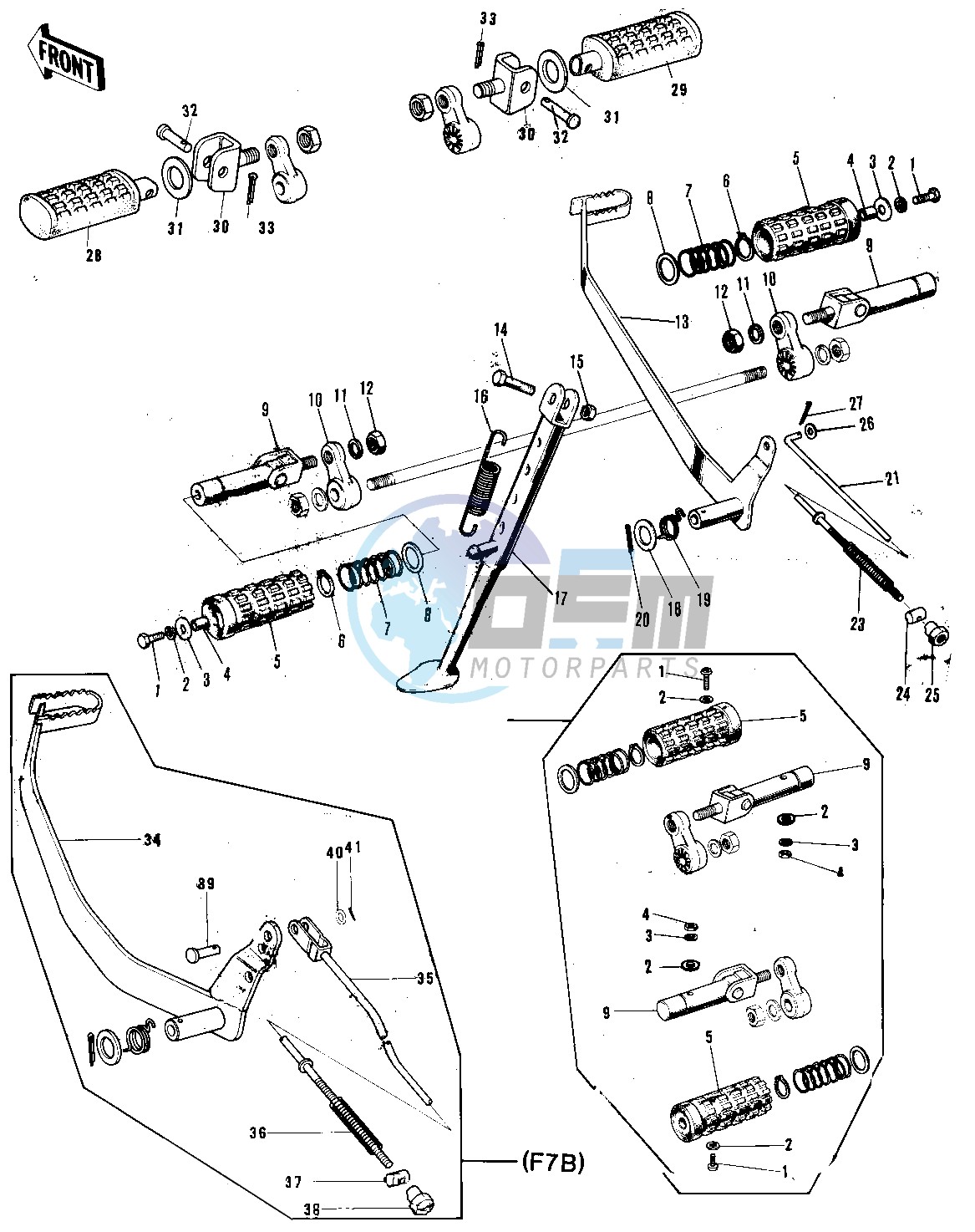 FOOTRESTS_STAND_BRAKE PEDAL