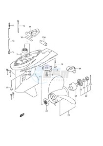 DF 90A drawing Gear Case