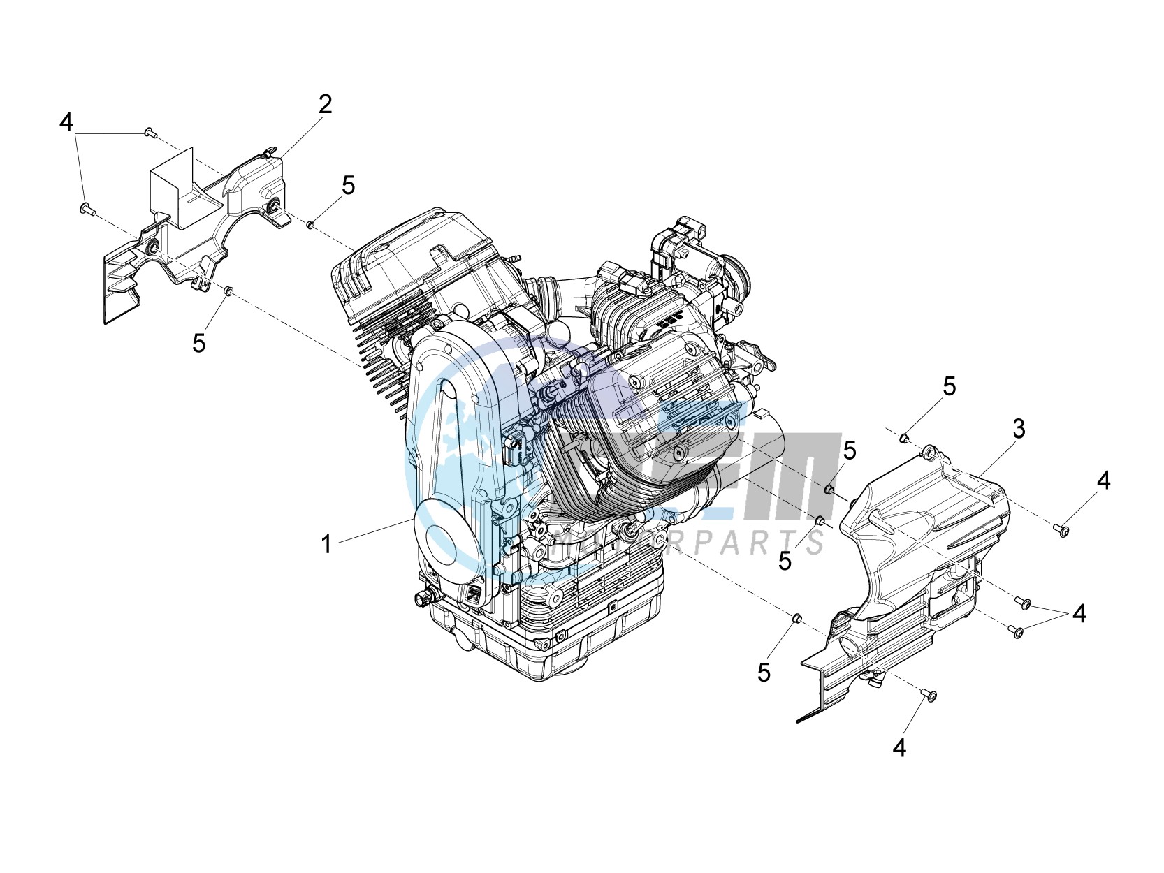 Motor-Completeringen