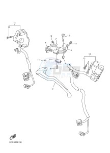 YZF-R1M 998 R6 (2KSL) drawing HANDLE SWITCH & LEVER