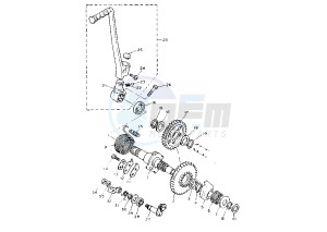 TT S 600 drawing STARTING CLUTCH