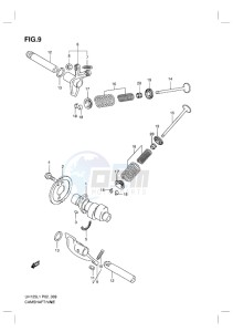 UH125 BURGMAN EU drawing CAMSHAFT-VALVE