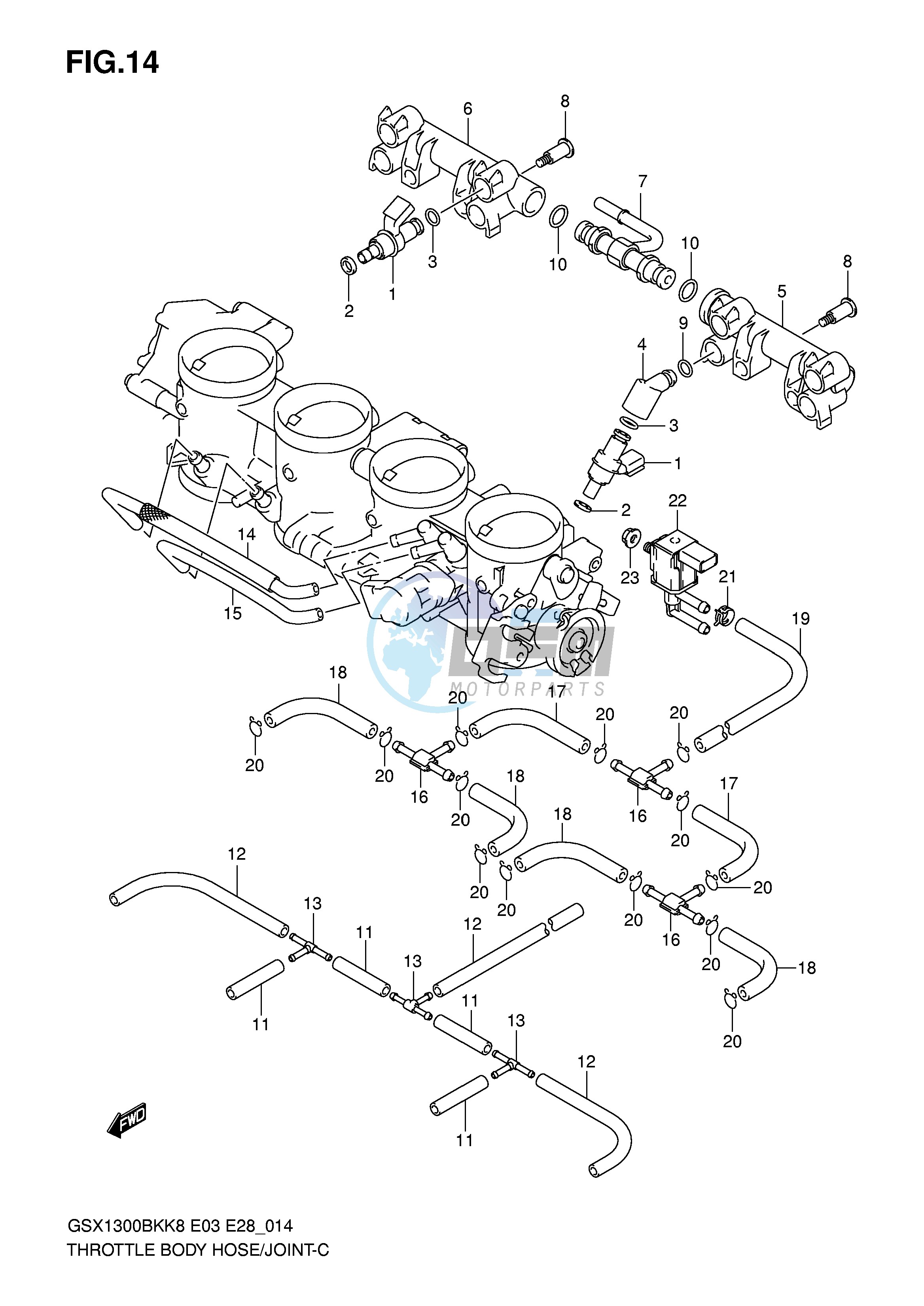 THROTTLE BODY HOSE JOINT