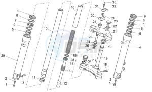 V7 II Stone ABS 750 USA-CND drawing Fron fork II