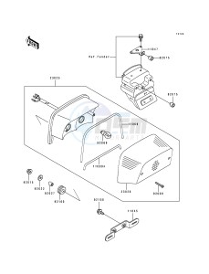 EN 500 A [VULCAN 500] (A6-A7) [VULCAN 500] drawing TAILLIGHT-- S- -