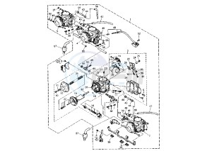 FZR 1000 drawing CARBURETOR