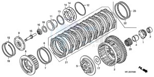 CBR1000RRA Australia - (U) drawing CLUTCH